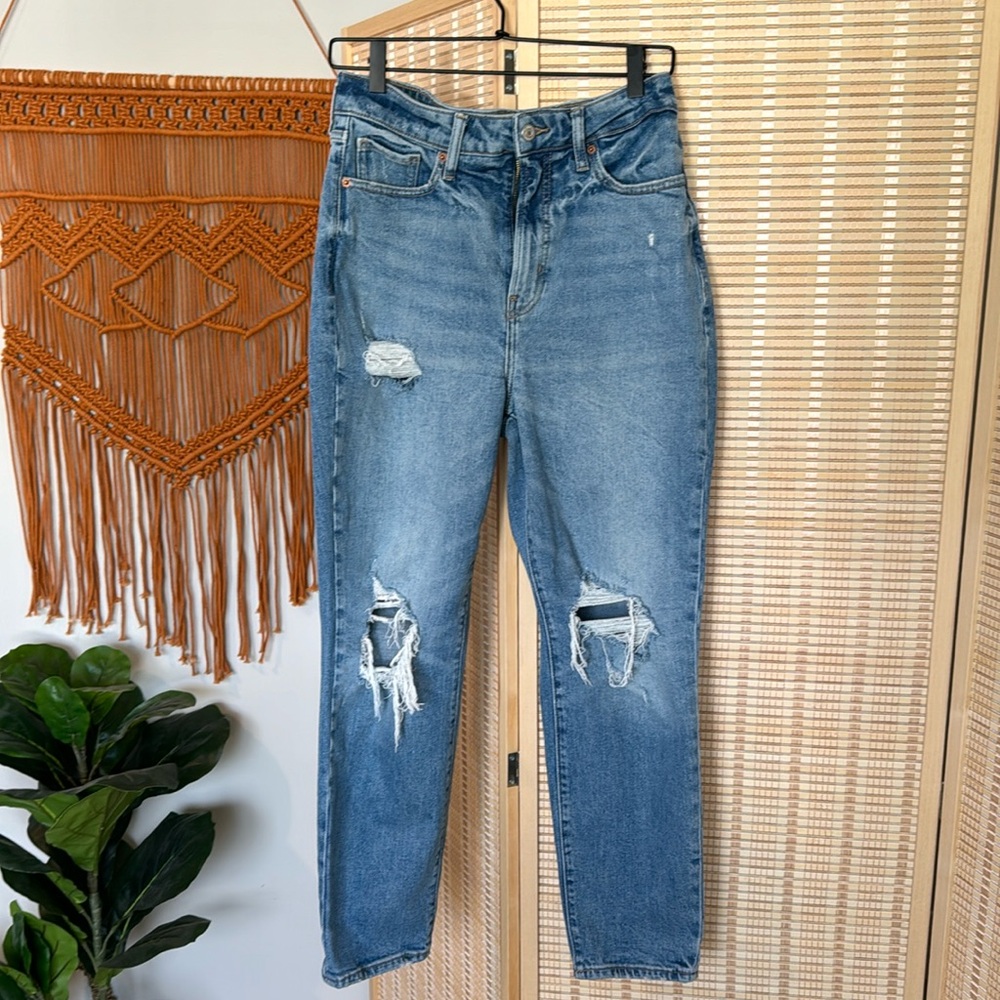 Old Navy High Rise Ripped Jeans